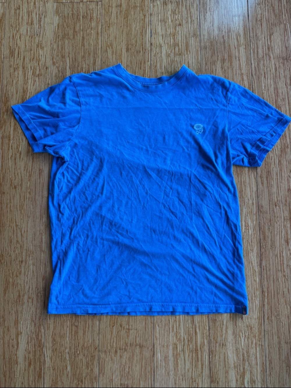 Mountain Hardwear Men's Bright Blue Crew Neck Tee